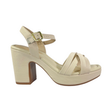 SANDALIAS DE FIESTA MODARE CREMA MUJER | 7203.102.21736-83517