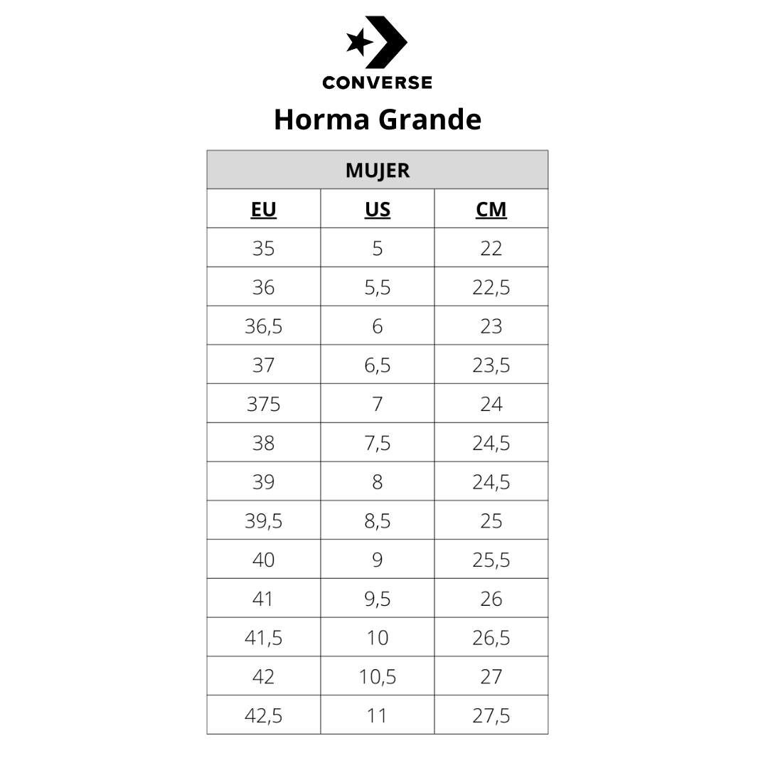 CONVERSE MUJER