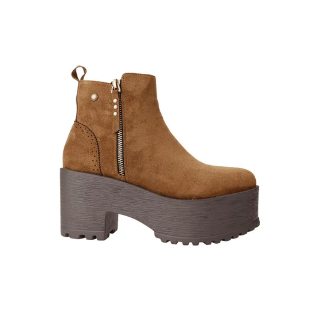 BOTINES NEW WALK MUJER CAMEL 1066-1-CA