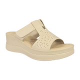 SANDALIAS BY PASS BEIGE MUJER Y3610-3A