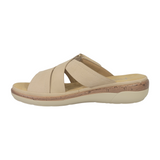 SANDALIAS BY PASS BEIGE MUJER Y6032-3A