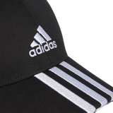 GORRA JOCKEY BÉISBOL ADIDAS 3 TIRAS SARGA DE ALGODÓN NEGRO | IB3242