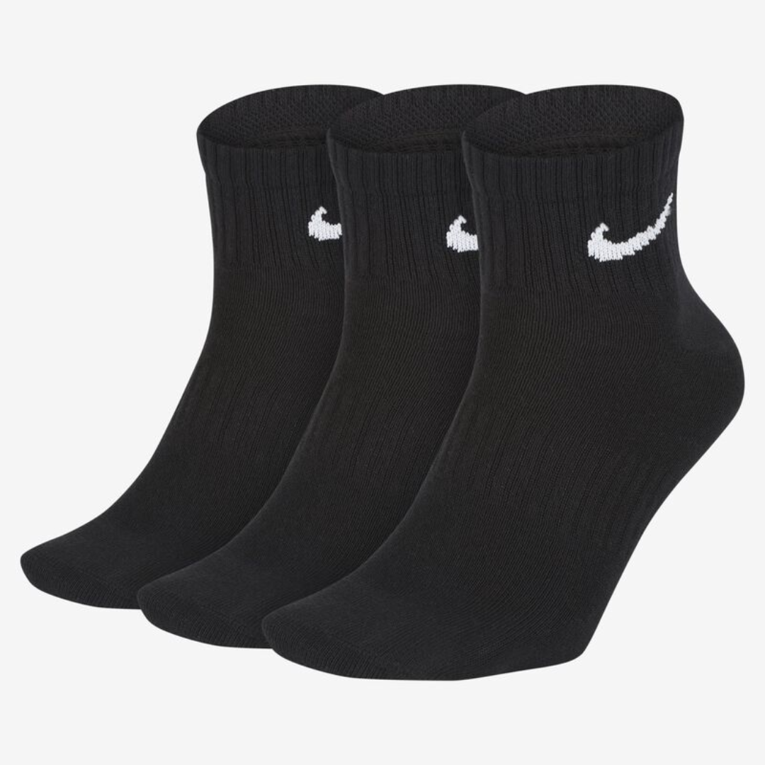 CALCETINES NIKE EVERYDAY LIGHTWEIGHT CORTAS 3PACKS | SX7677-010