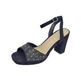 Sandalia De Fiesta Bonny Franco Black 384-0891