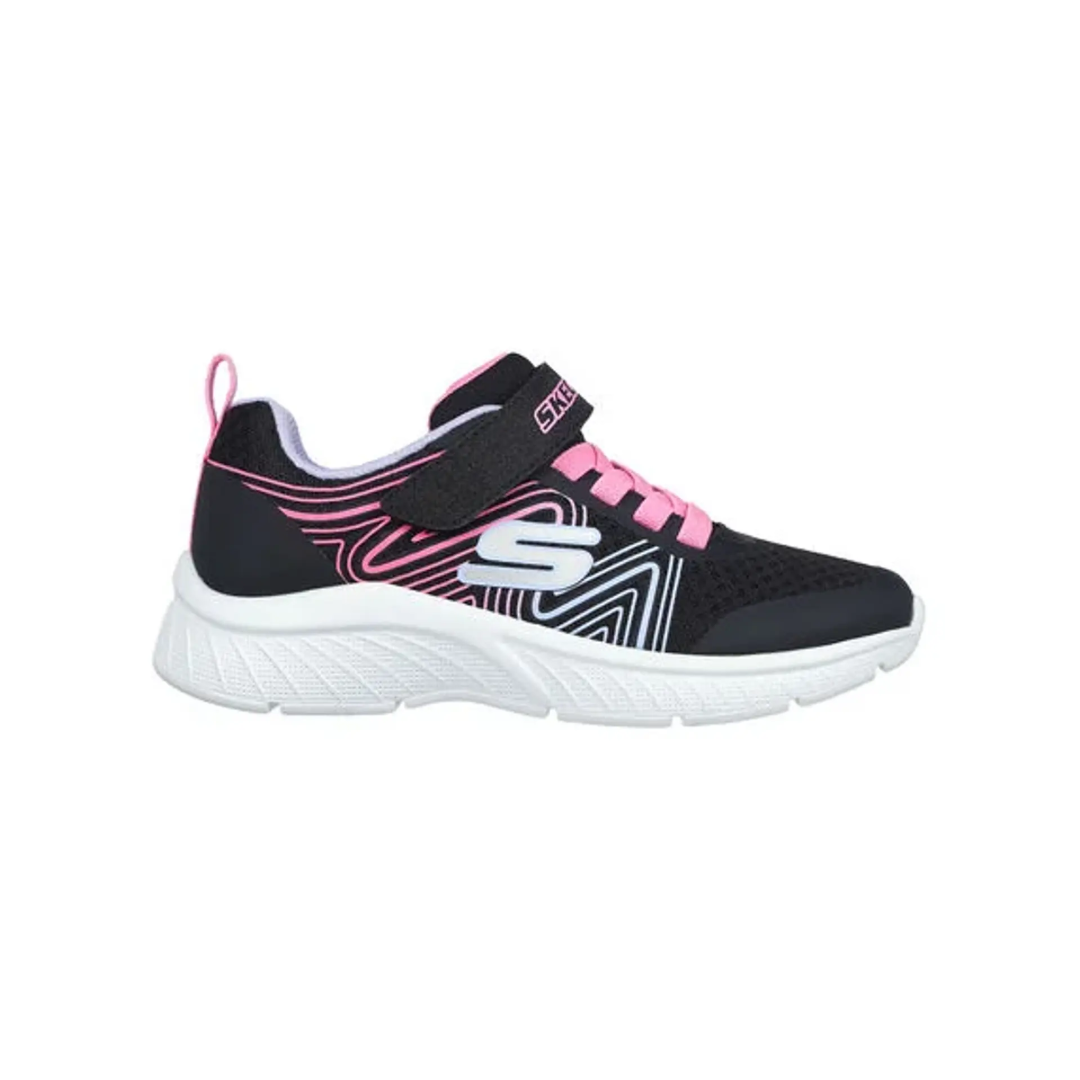 ZAPATILLAS SKECHERS [MICROSPEC PLUS] SWIRL SWEET (NIÑAS) | 303535L-BKMT