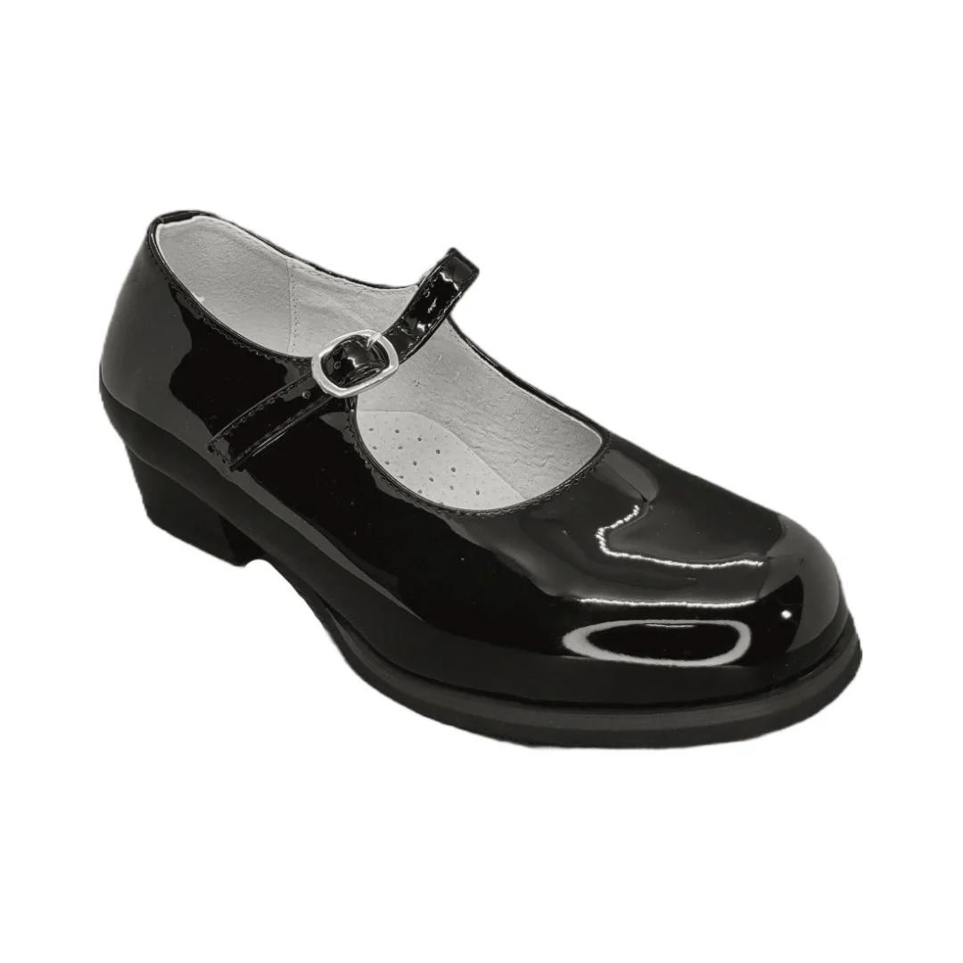 ZAPATOS DE CUECA ALQUIMIA NEGRO CHAROL MUJER | 3073