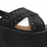 SANDALIAS DE FIESTA NEW WALK NEGRO MUJER E2022-90