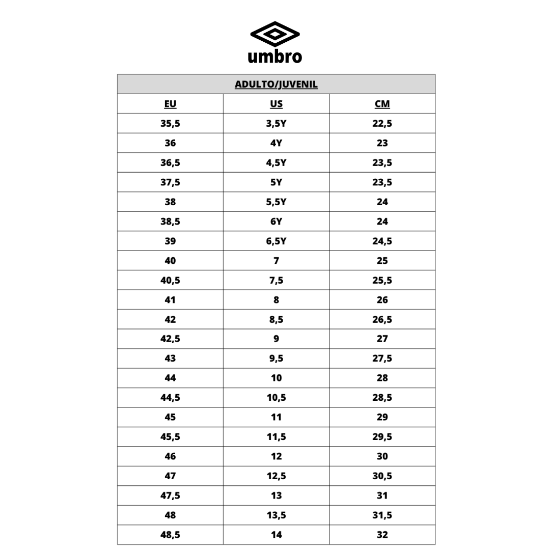 UMBRO ADULTO-JUVENIL