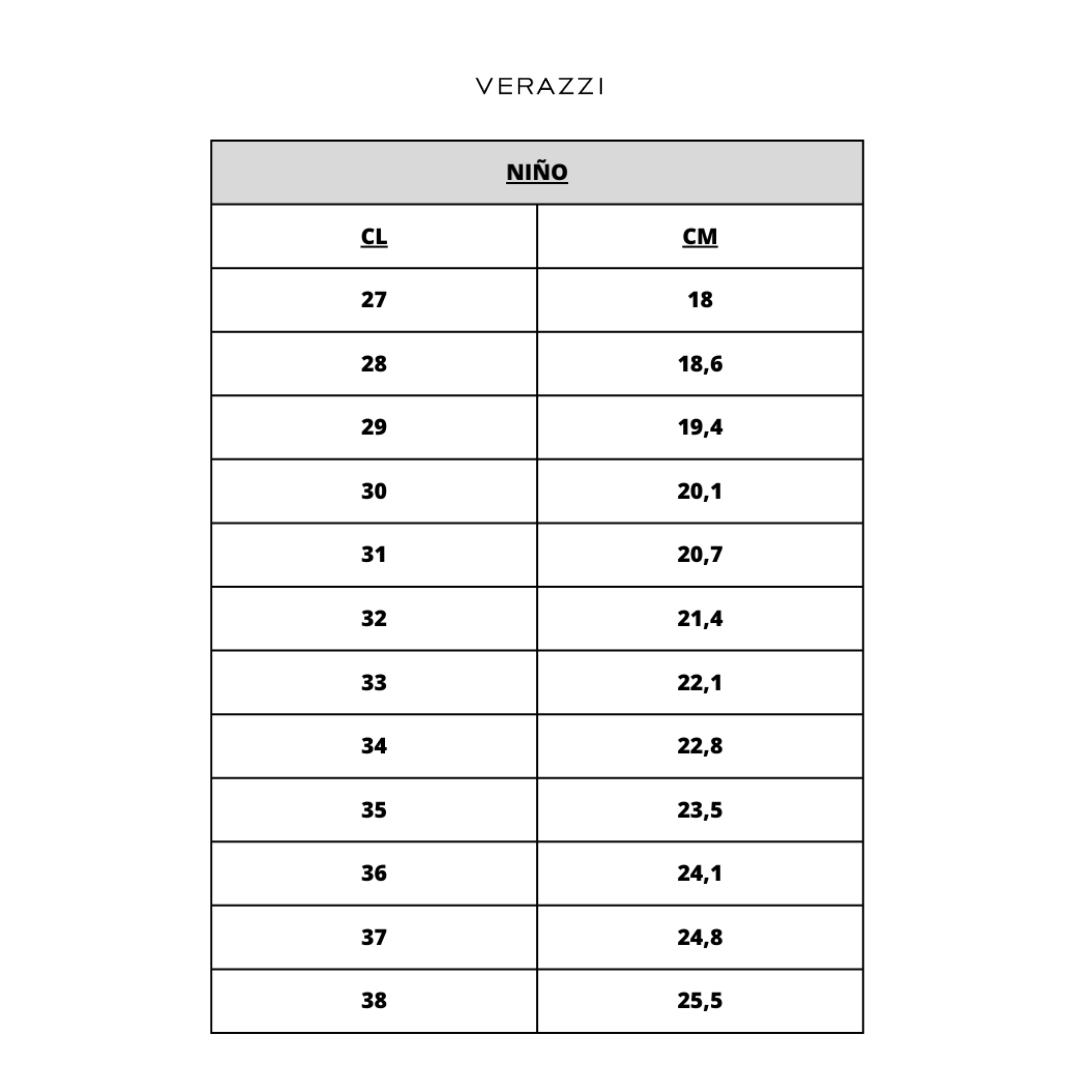 VERAZZI INFANTIL