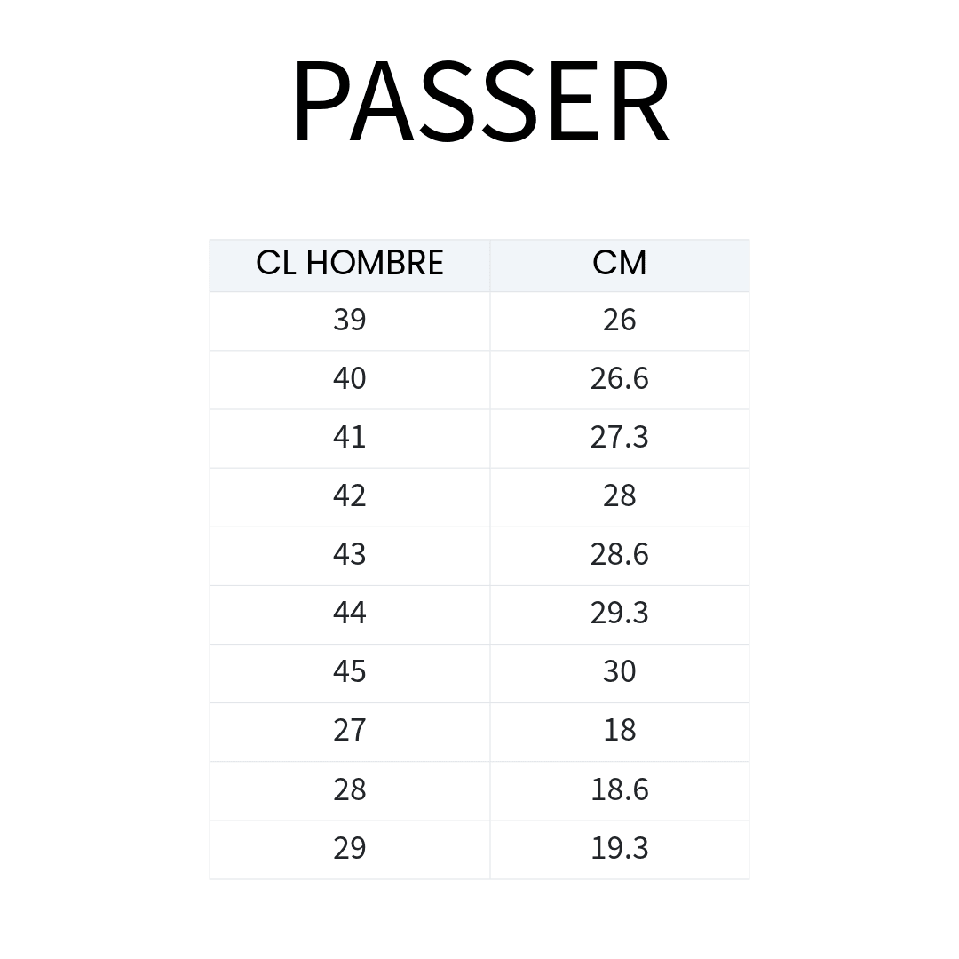 ALPARGATAS PASSER AZUL MARINO HOMBRE 404 PASSER 39 CL / 26 CM - CalzadosPaola