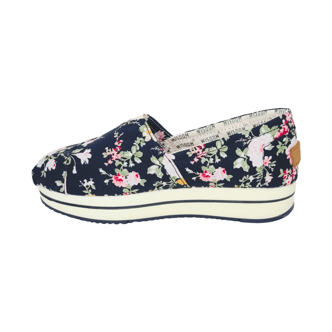 ALPARGATAS WISDOM FLOREADO ROSE MUJER | W - 010 WISDOM 35 - CalzadosPaola