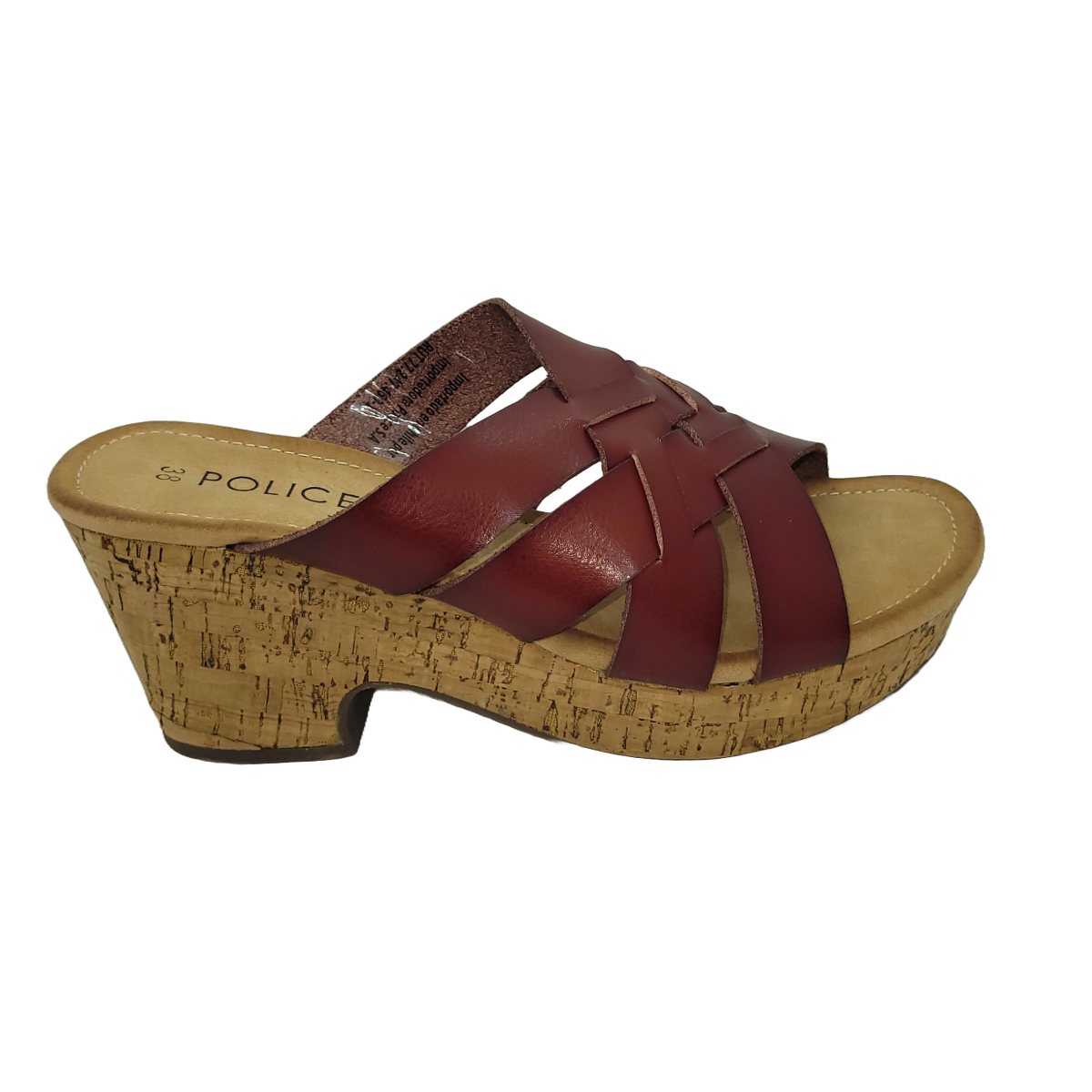 SANDALIAS DE FIESTA POLICE COGNAC PO-POS25B019