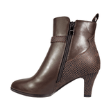 BOTINES BONNY FRANCO SNAKE COFFE MUJER | 275 - 3368 BONNY FRANCO 35 - CalzadosPaola