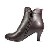 BOTINES BONNY FRANCO SNAKE COFFE MUJER | 275 - 5596 BONNY FRANCO 35 - CalzadosPaola