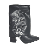 BOTINES MD CUERO SINTETICO MUJER | 5Y24 - 1A MD 35 - CalzadosPaola