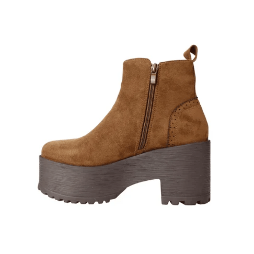 BOTINES NEW WALK MUJER CAMEL 1066 - 1 - CA NEW WALK 35 - CalzadosPaola