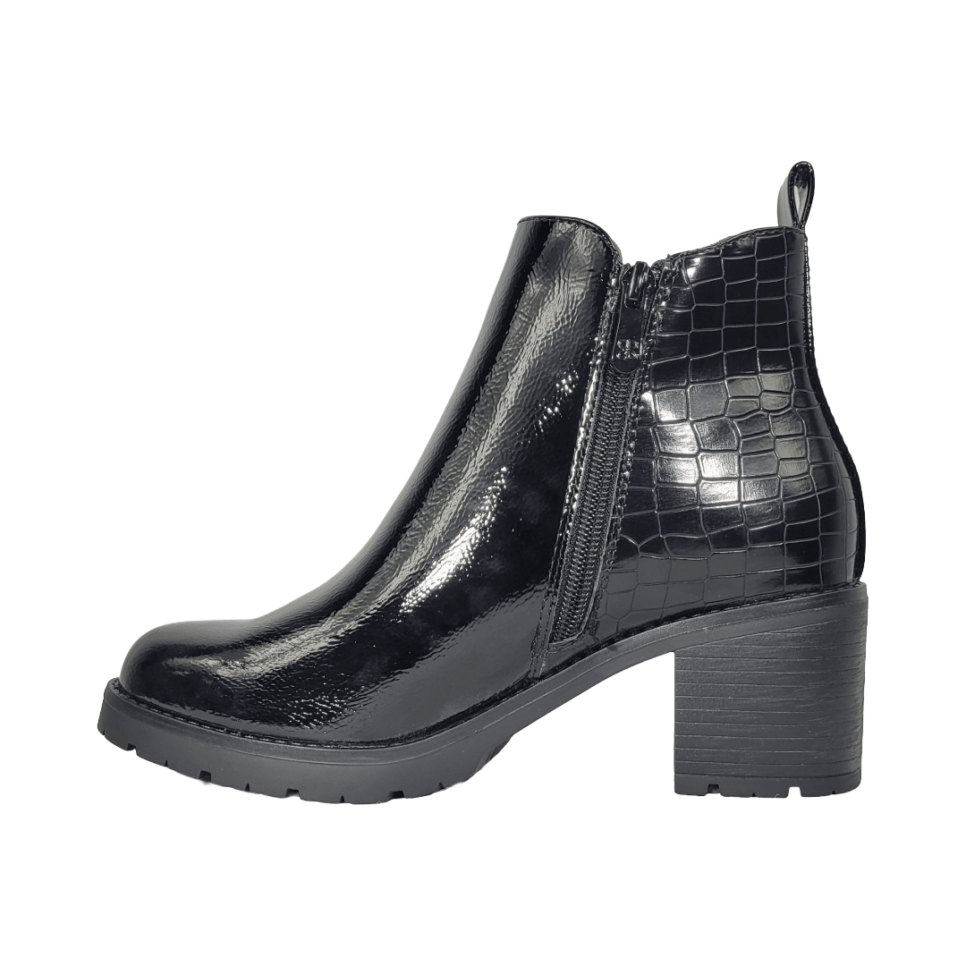 BOTINES NEW WALK NEGRO CHAROL MUJER 2317 - 13 - 91 NEW WALK 35 - CalzadosPaola