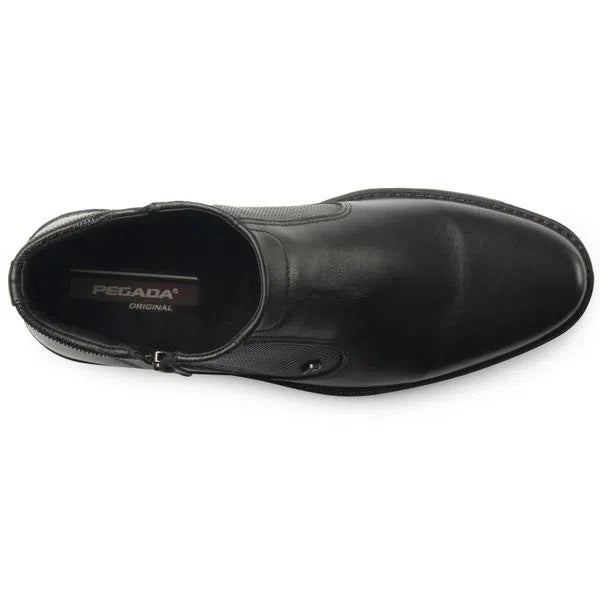 BOTINES PEGADA DE CUERO NEGRO | 125354 - 01 PEGADA 44 - CalzadosPaola