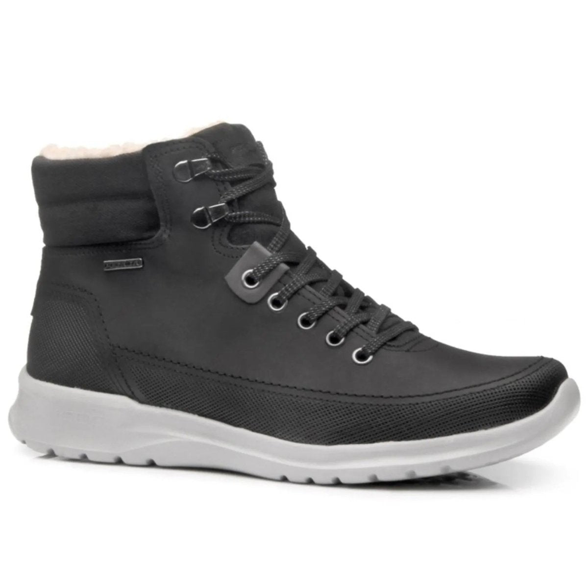 BOTINES PEGADA DE CUERO NEGRO (HOMBRE) | 181991 - 05 PEGADA 43 - CalzadosPaola