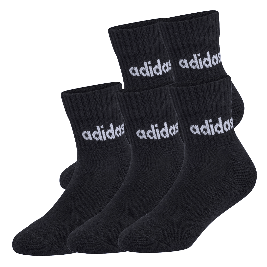 CALCETAS ADIDAS INFANTIL 5 PARES KC6915 ADIDAS L - CalzadosPaola