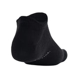 CALETINES (PACK DE 6) UNDER ARMOUR ESSENTIAL NO SHOW NEGROS (UNISEX) | 1370542 - 001 UNDER ARMOUR L - CalzadosPaola
