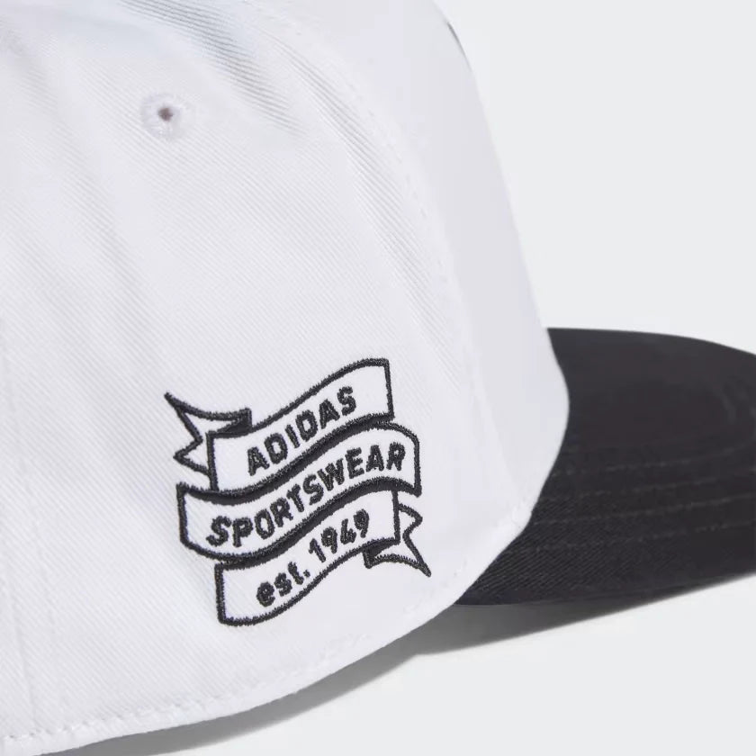JOCKEY SNAPBACK ADIDAS LOGO BLANCO/NEGRO | IK8360 ADIDAS L - CalzadosPaola
