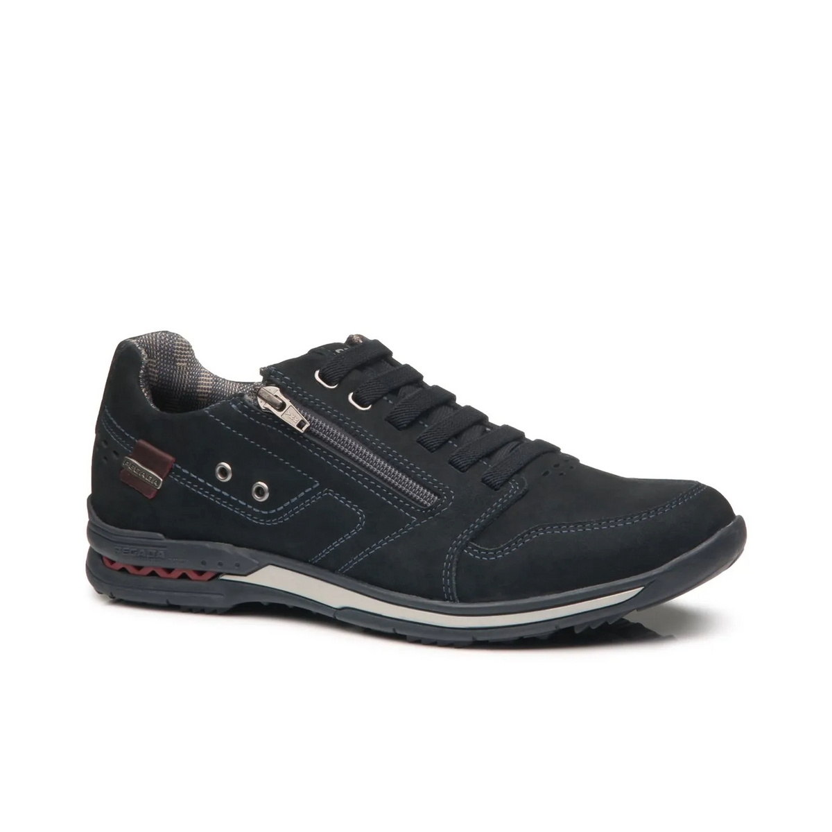 ZAPATILLAS PEGADA CUERO MARINO | 114858-08