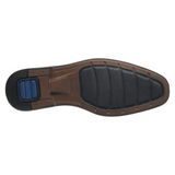 ZAPATOS DE VESTIR PEGADA CUERO MARRON | 126308-02