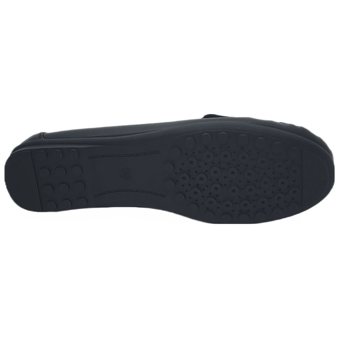 MOCASIN HUALUNAOTE NEGRO/DORADO | H - 106 HUALUNAOTE 35 - CalzadosPaola