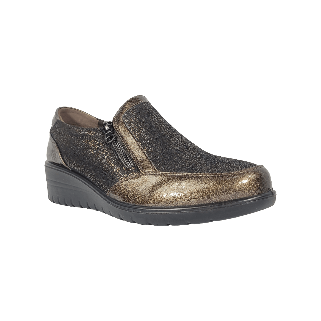 MOCASINES BY PASS COBRE MUJER I26 - ZW03 - 15 BY PASS 35 - CalzadosPaola