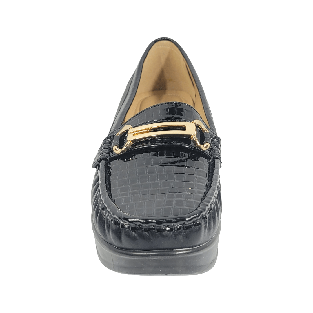 MOCASINES HUALUNOATE NEGRO MUJER H - 126 HUALUNAOTE 35 - CalzadosPaola