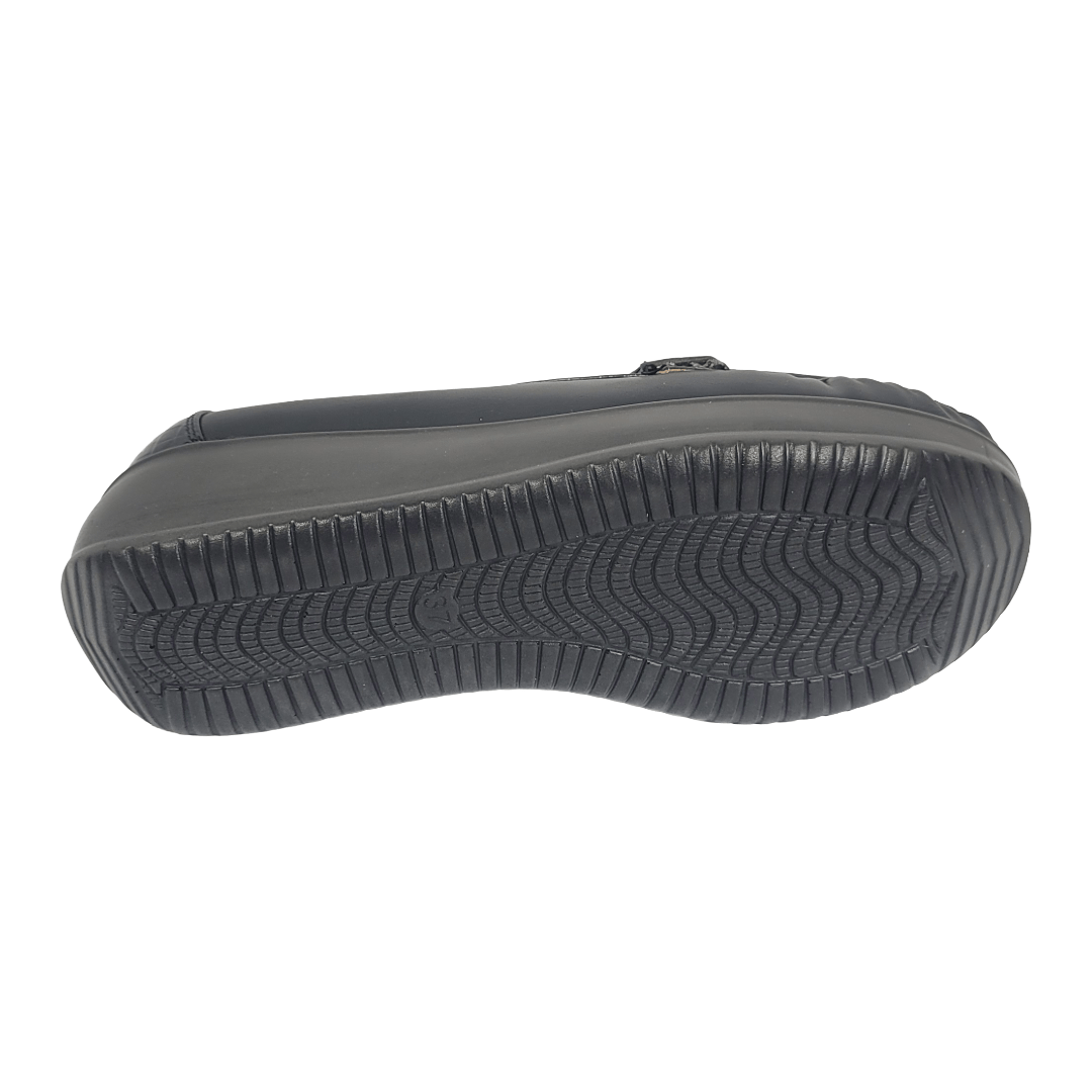 MOCASINES HUALUNOATE NEGRO MUJER H - 126 HUALUNAOTE 35 - CalzadosPaola