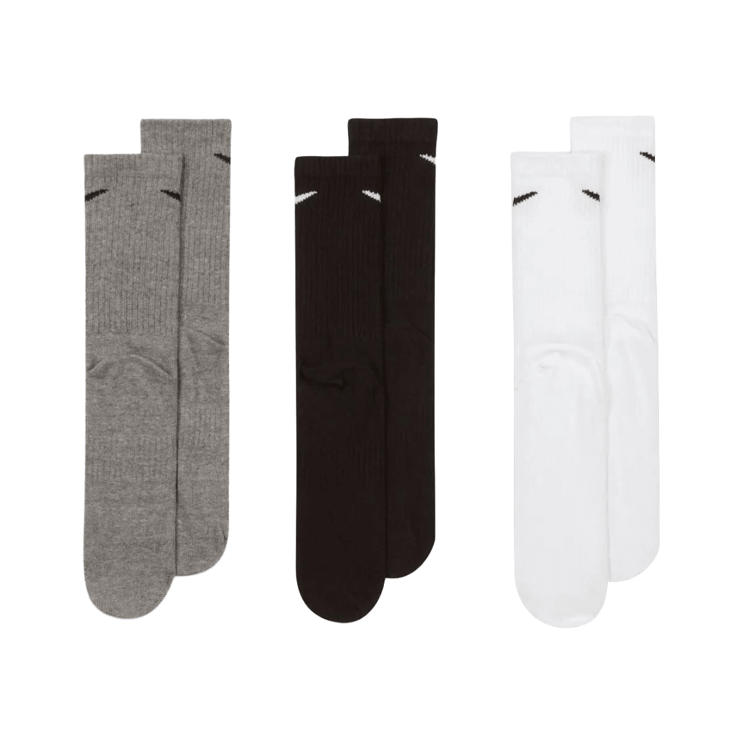 [PACK DE 3] CALCETINES NIKE EVERYDAY LIGHTWEIGHT GRIS/NEGRO/BLANCO (UNISEX) | SX7676 - 964 NIKE L - CalzadosPaola