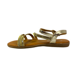 SANDALIAS HUALUNAOTE DORADO MUJER | R1905