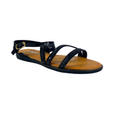 SANDALIAS HUALUAOTE NEGRO MUJER | R1905