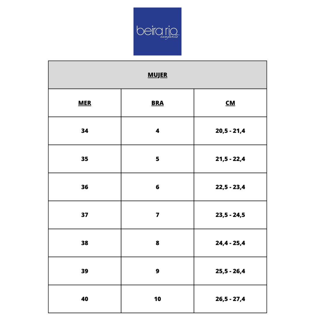 SANDALIA BEIRA RIO BLANCO MUJER | 8360.303.9569 - 35312 BEIRA RIO 40 - CalzadosPaola