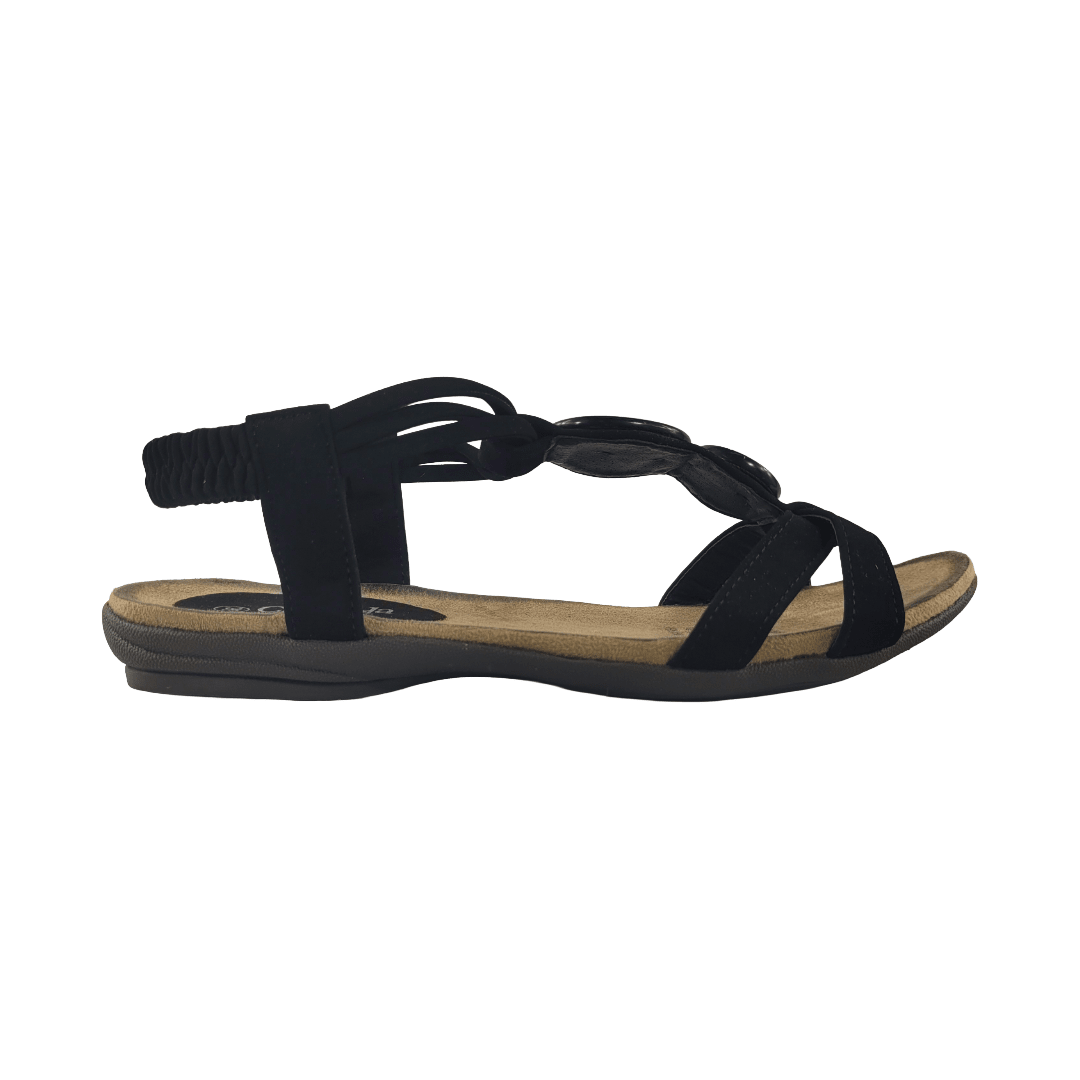 SANDALIA CHALADA NEGRO MUJER | 13 - ANATOMIC69 CHALADA 35 - CalzadosPaola