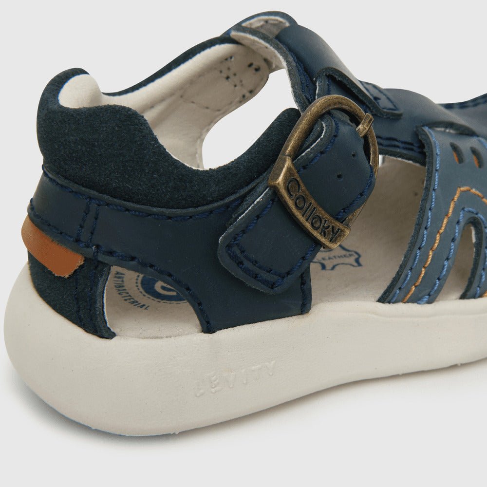 SANDALIA COLLOKY DE NIÑO FRANCISCANA AZUL 430501 COLLOKY 27 - CalzadosPaola