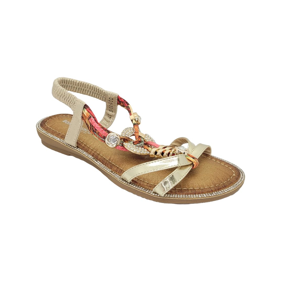 Sandalia De Fiesta Bonny Franco Gold 301 - 8016 BONNY FRANCO 40 - CalzadosPaola