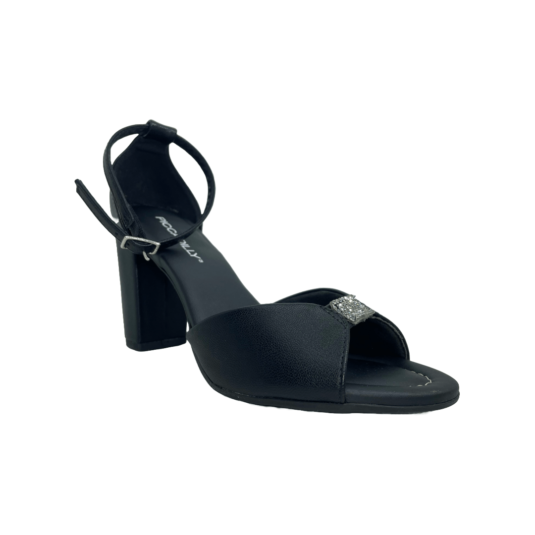 SANDALIA DE FIESTA PICCADILLY NEGRA | PI - 72715200000001 PICCADILLY 39 - CalzadosPaola