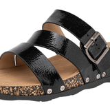 SANDALIAS ALQUIMIA NEGRO MUJER 3747 ALQUIMIA 36 - CalzadosPaola