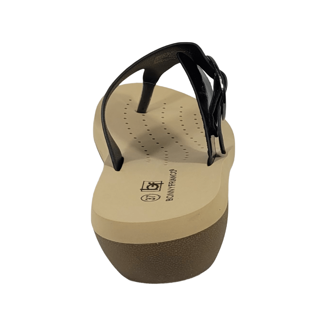 SANDALIAS BONNY FRANCO NEGRO MUJER 384 - 0078 BONNY FRANCO 37 - CalzadosPaola