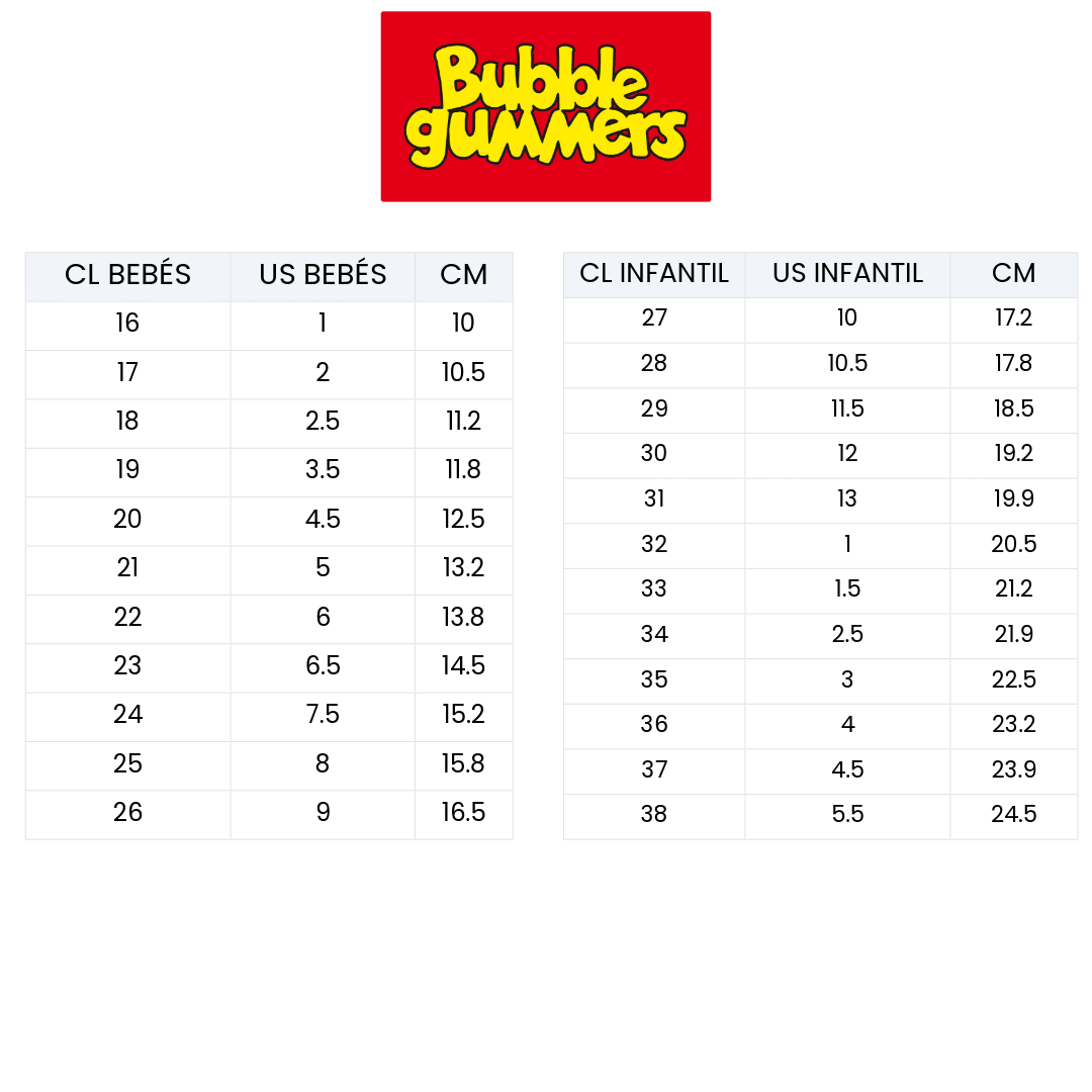 SANDALIAS BUBBLE GUMMERS OCEAN BEBÉS | 061 - 9233 BUBBLE GUMMERS 18 EU / 2.5 US / 11.2 CM - CalzadosPaola