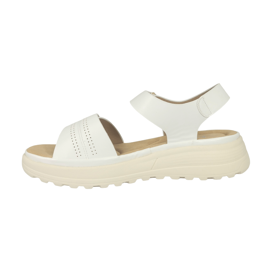 SANDALIAS BY PASS BLANCO MUJER Y3577 - 10A BY PASS 35 - CalzadosPaola