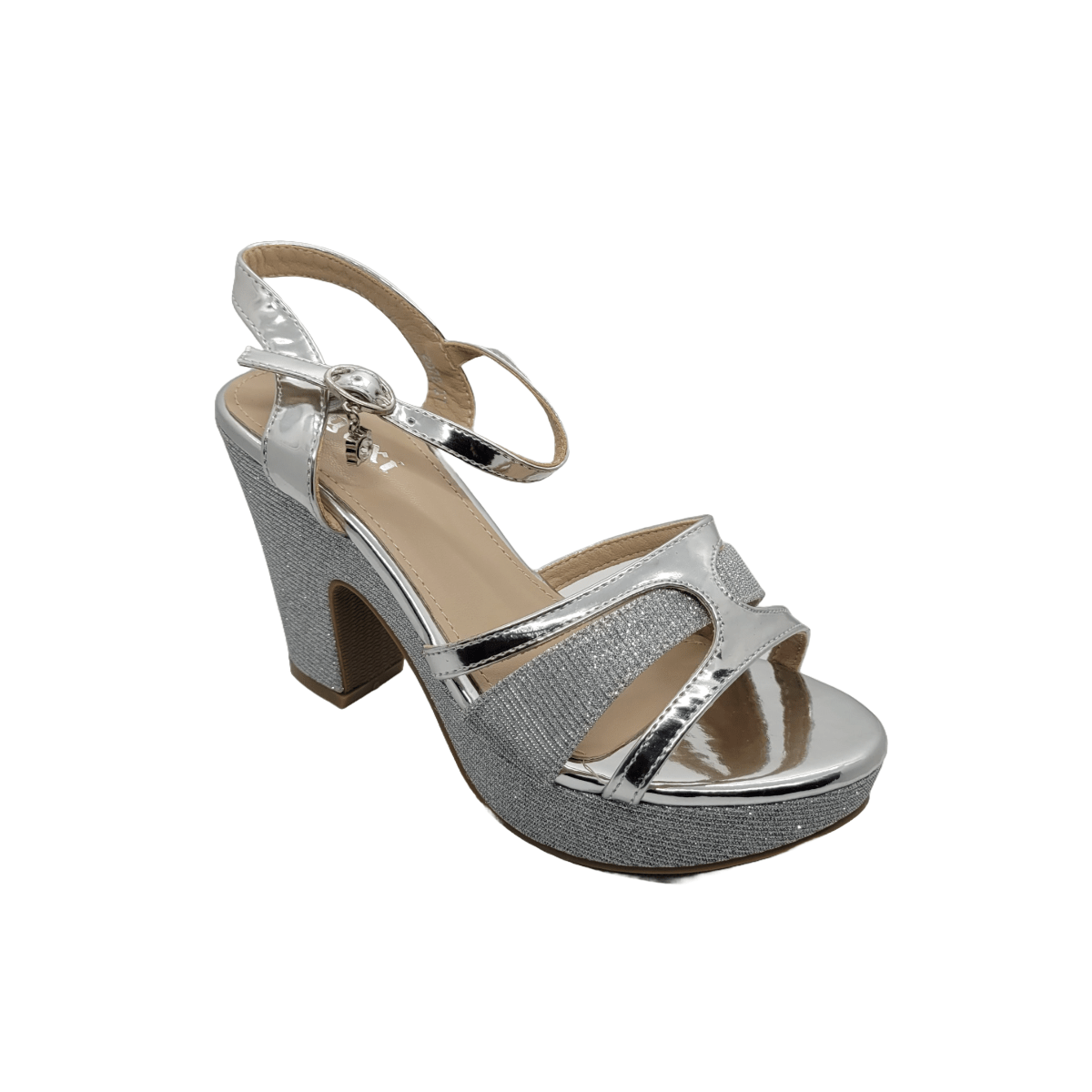 SANDALIAS DE FIESTA AGUXI SILVER 2076 AGUXI 36 - CalzadosPaola