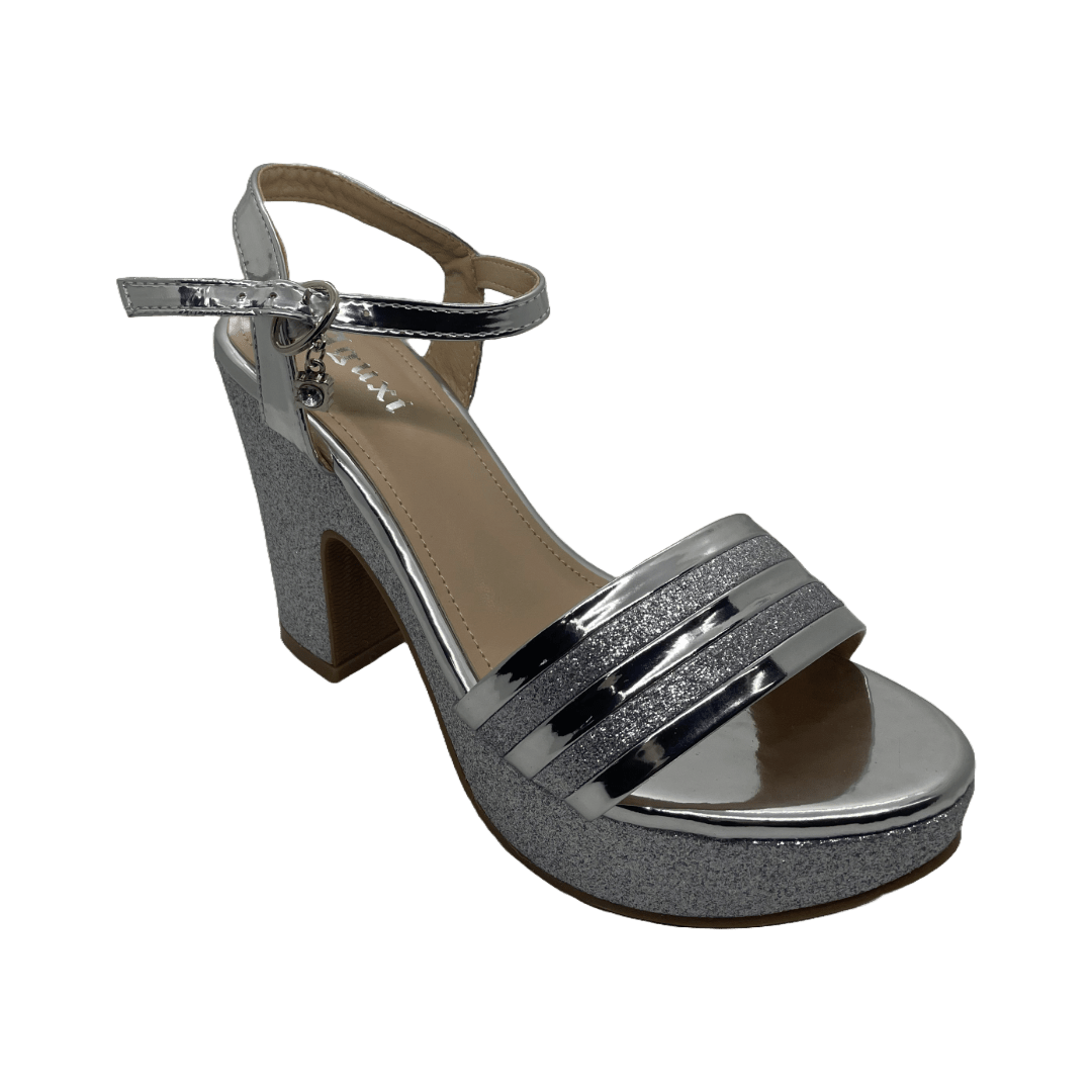 SANDALIAS DE FIESTA AGUXI SILVER | 2101 AGUXI 36 - CalzadosPaola