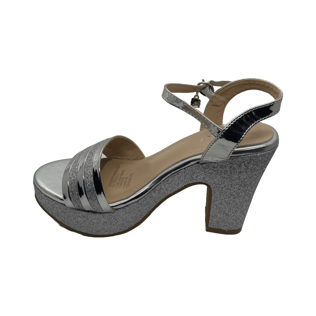 SANDALIAS DE FIESTA AGUXI SILVER | 2101 AGUXI 36 - CalzadosPaola