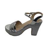 SANDALIAS DE FIESTA AGUXI SILVER | 2101 AGUXI 36 - CalzadosPaola