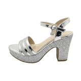 SANDALIAS DE FIESTA AGUXI SILVER MUJER | 2101 AGUXI 36 CL / 23 CM - CalzadosPaola
