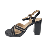 SANDALIAS DE FIESTA BONNY FRANCCO NEGRO CHAROL MUJER 406 - 0009 BONNY FRANCO 37 - CalzadosPaola